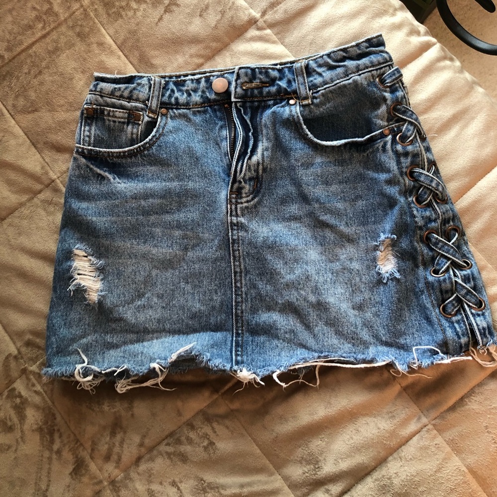 Tobi Mini Denim Skirt